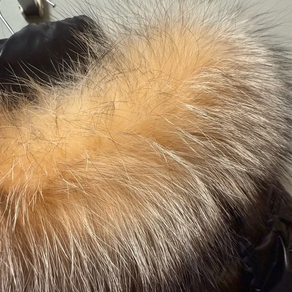 Sam Millenium Real Fur Trim Belted Down Puffer Jacket size XS - Picture 11 of 12